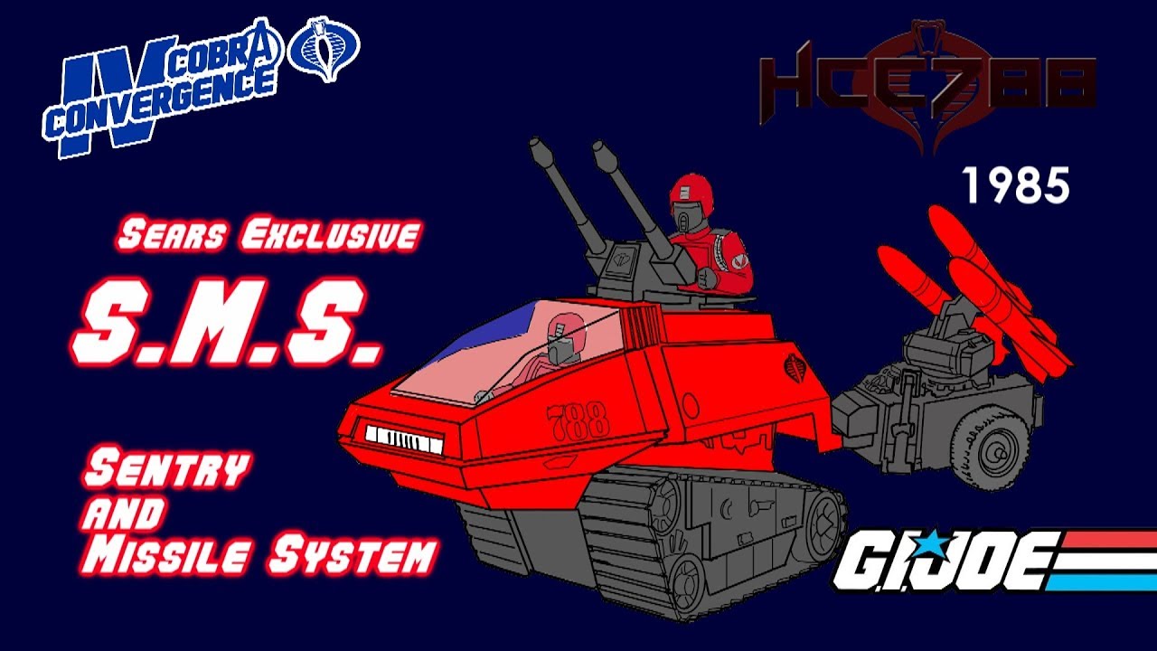 HCC788 - 1985 S.M.S. - Sears Exclusive G.I. Joe toy! COBRA CONVERGENCE IV!