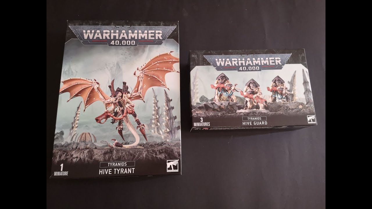 Tyranid Hive Tyrant and Hive Guard Unboxing Warhammer 40,000 Games Workshop