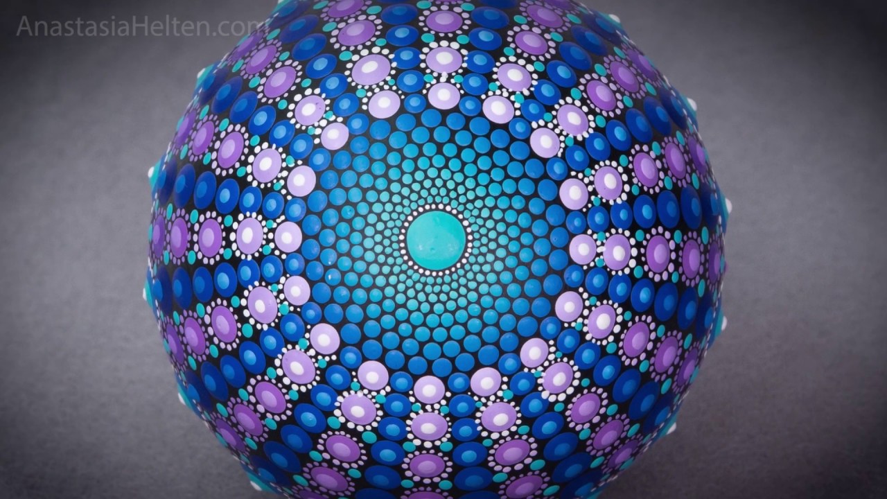 DIY Painting a Mandala Stone - Part 2/2