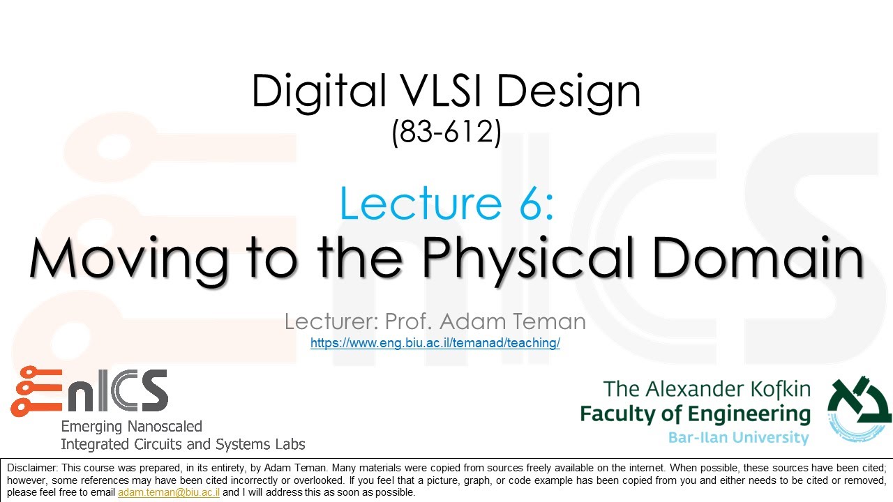DVD - Lecture 6a: Moving to the Physical Domain