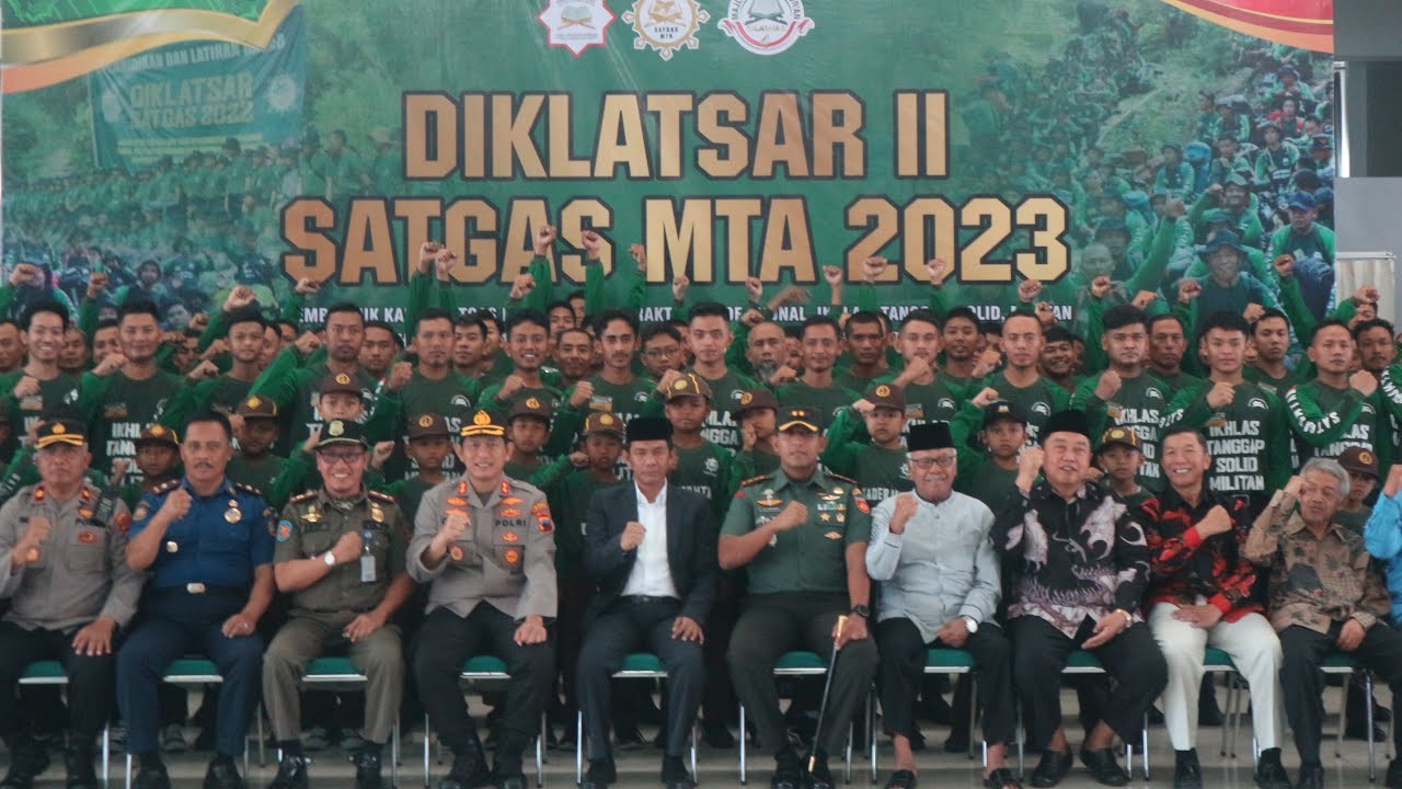 Upacara Pembukaan Diklatsar Dua satgas MTA 2023.