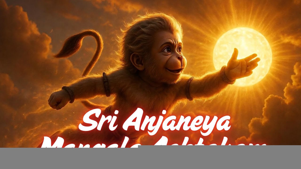 Sri Anjaneya Mangala Ashtakam | Powerful Hanuman Stotram for Protection, Strength & Success