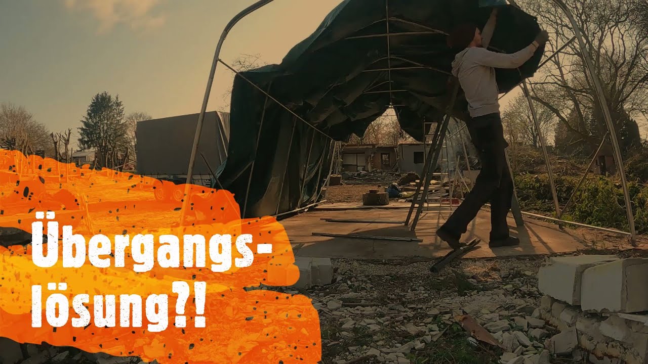 Garagenzelt - ohne Baugenehmigung - endlich ein trockenes Dach - WRECKED COMPANY