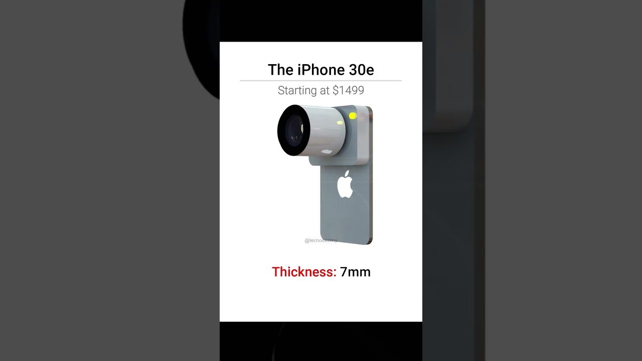 The iPhone 30e 😱😱#iphone17e #iphone16e #iphone17air #iphone30e