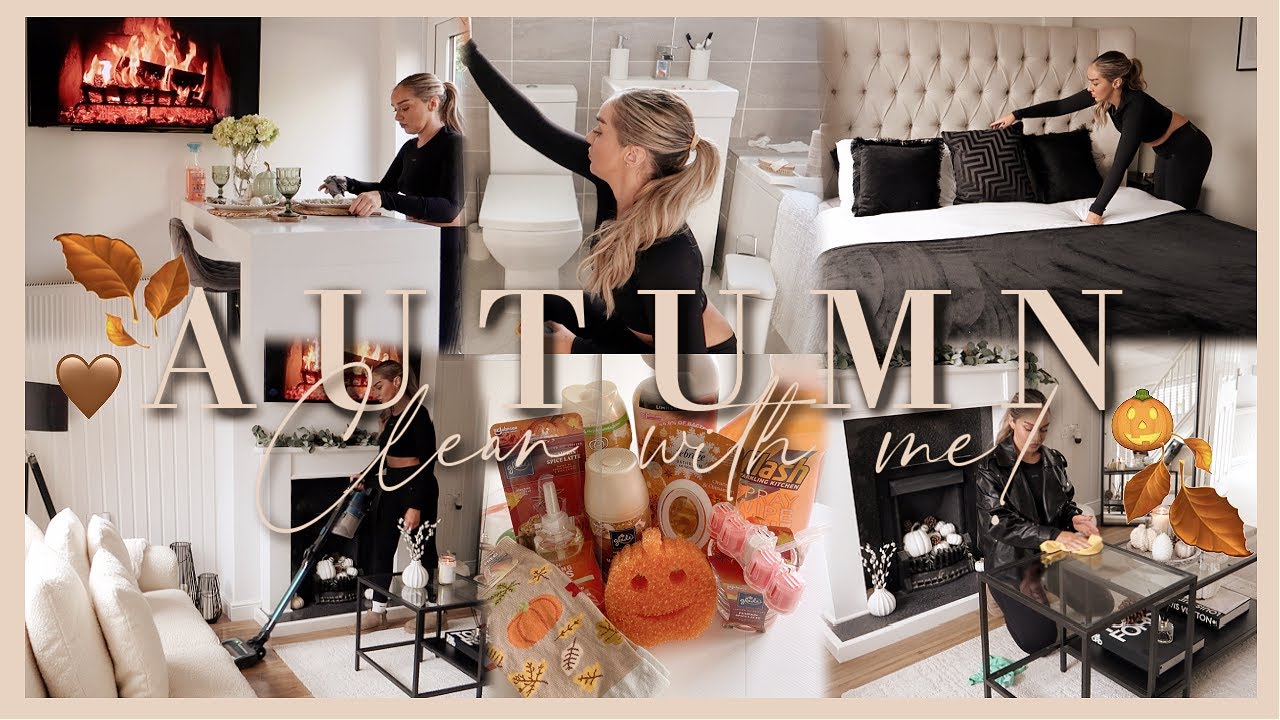 COSY FALL CLEAN WITH ME 2022! 🍂 | Extreme cleaning motivation + all day clean with me!