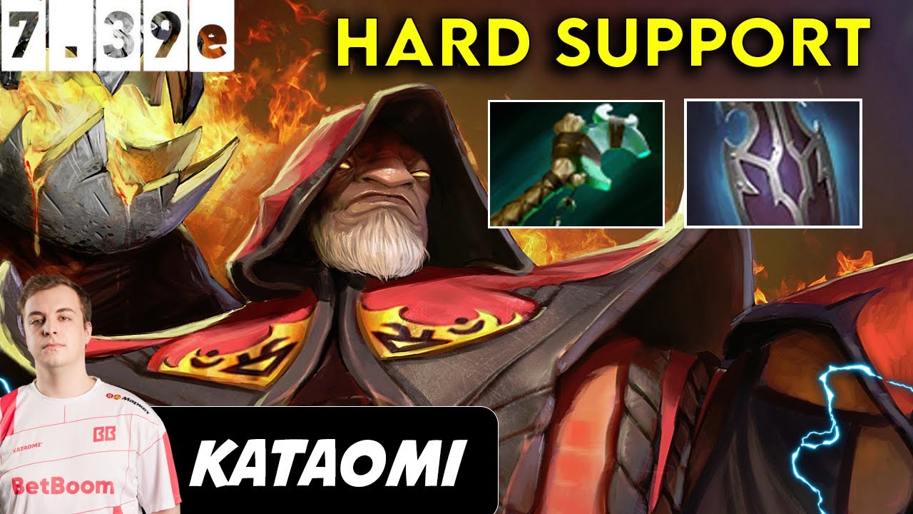 Kataomi` Warlock Hard Support - Dota 2 patch 7.39e Pro Player Full Gameplay
