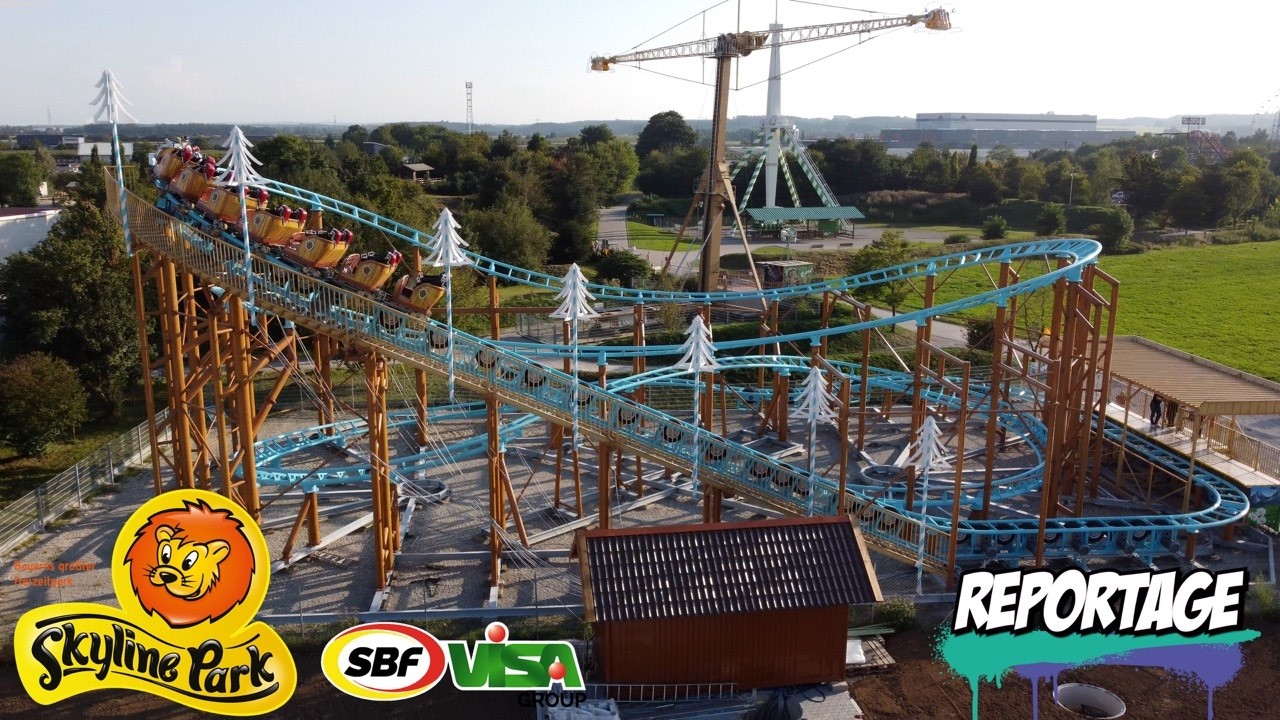 Neuste Abschuss ACHTERBAHN in Deutschland - Reportage - Berg- & Tal Hetz - Skyline Park - SBF / Visa