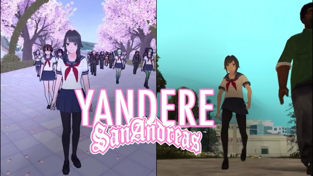 Ayano Aishi Goes to GTA San Andreas because Yandere Simulator isn't Finished yet