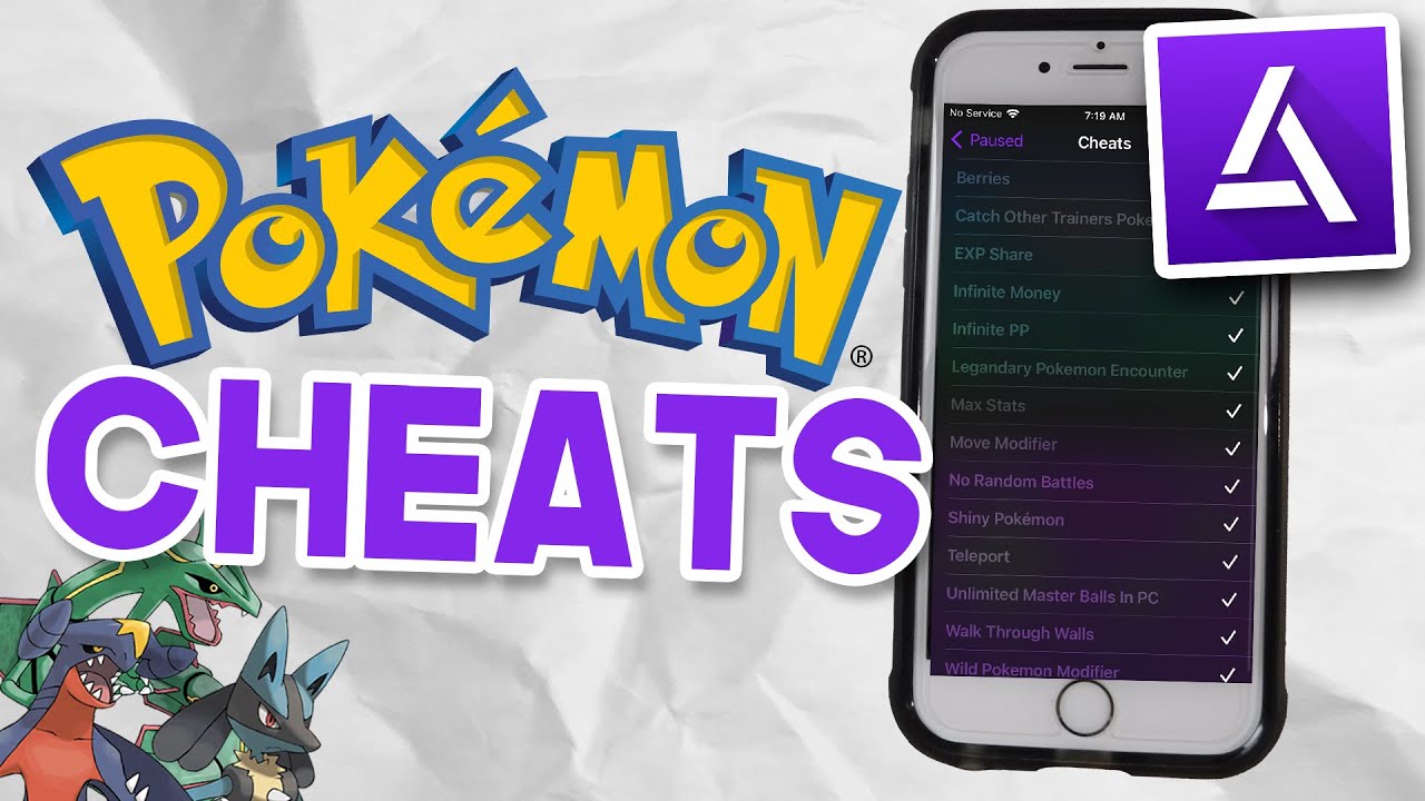 How to use Cheats in Pokemon games on Delta