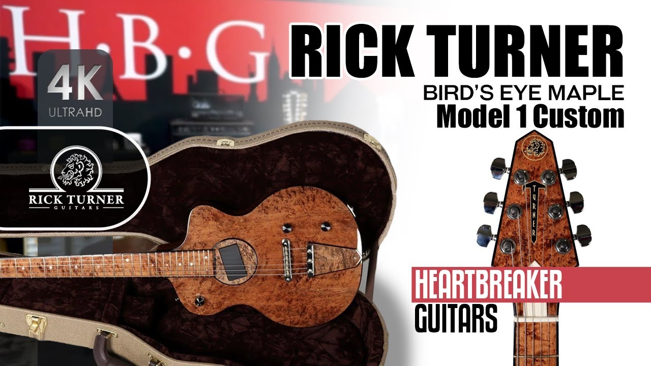Rick Turner Model 1 - 2020 NAMM Edition with Bird's Eye Maple and Mahogany