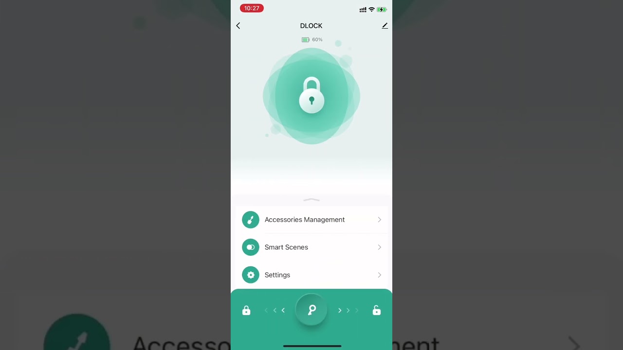 CA02 APP smart fingerprint door lock open free passage mode by "Tuya Smart" APP