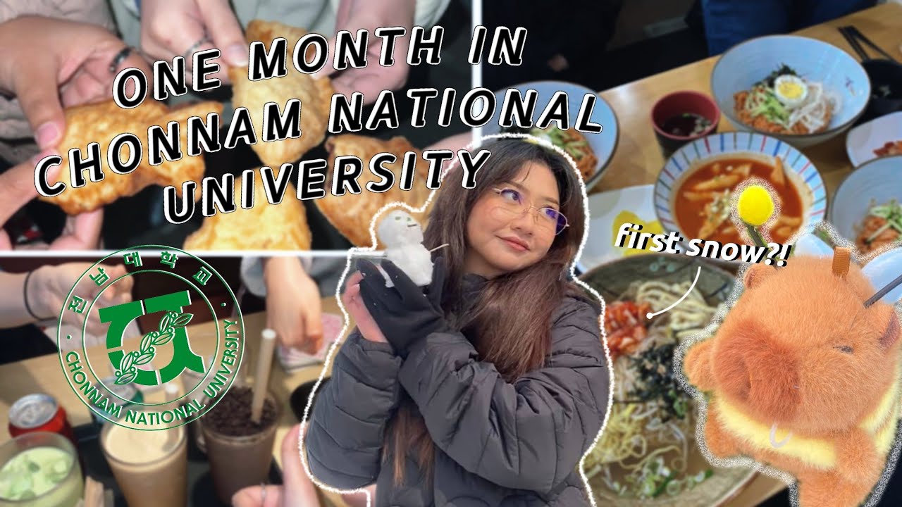 From Malaysia to Gwangju: My 1st Month at Chonnam National Uni!✨️