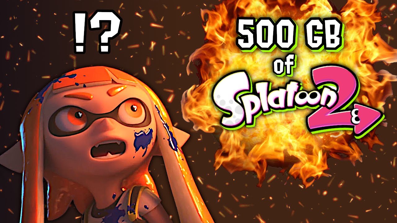 So I Found 500GB Of Splatoon 2 Clips That I Have To Get Rid Of Before Splatoon 3...
