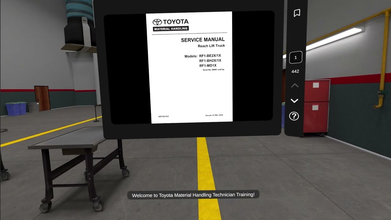 Toyota Material Handling Reach Truck Troubleshooting Reach Truck Resources(SinglePlayer) |VR Vision