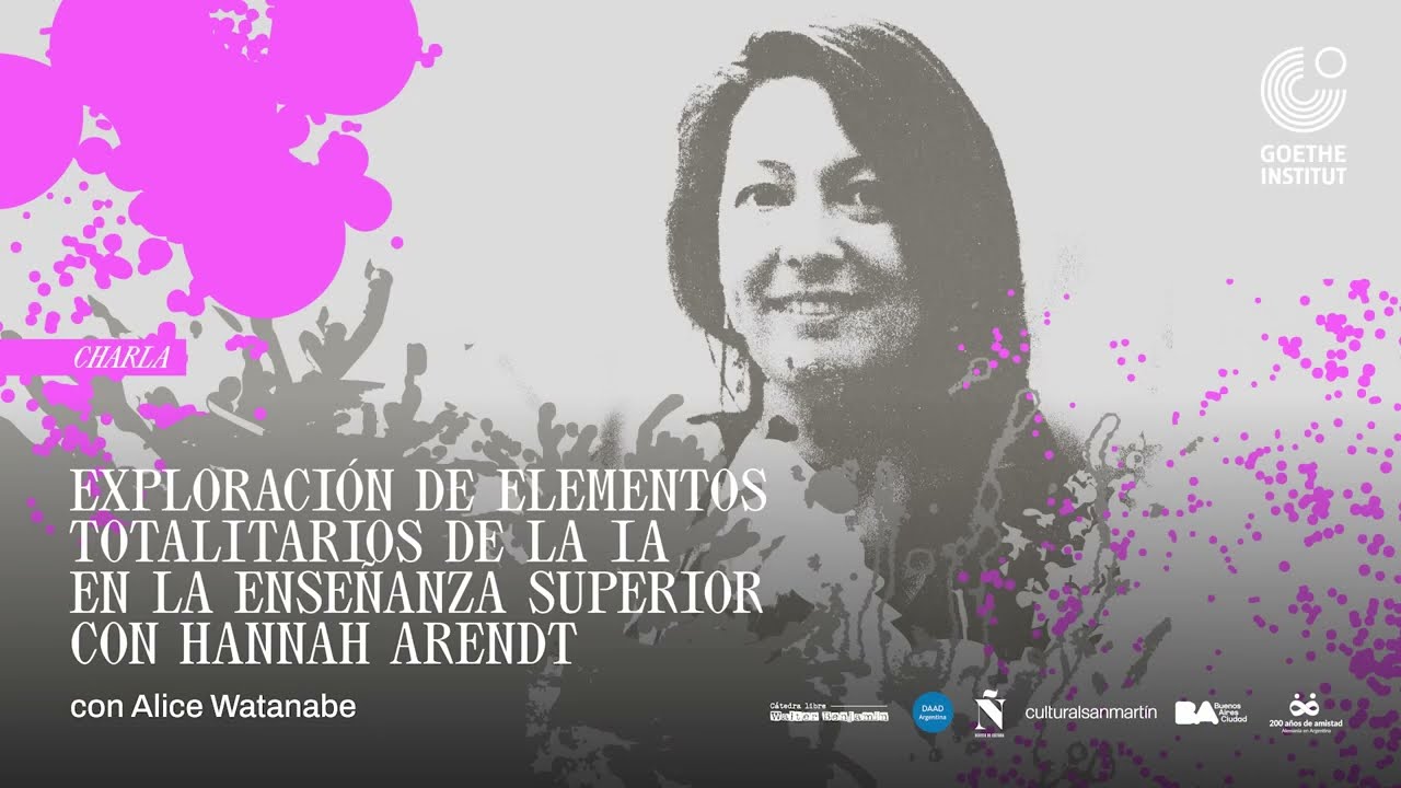 Exploración de elementos totalitarios de la IA en la enseñanza superior con Hannah Arendt