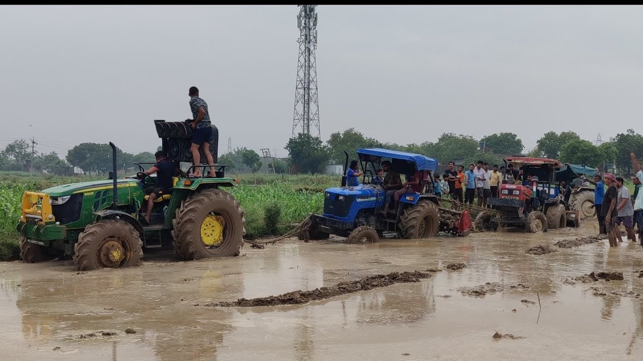 Aaj to 11 tractor 🚜 fas gy😂##tractor #farming