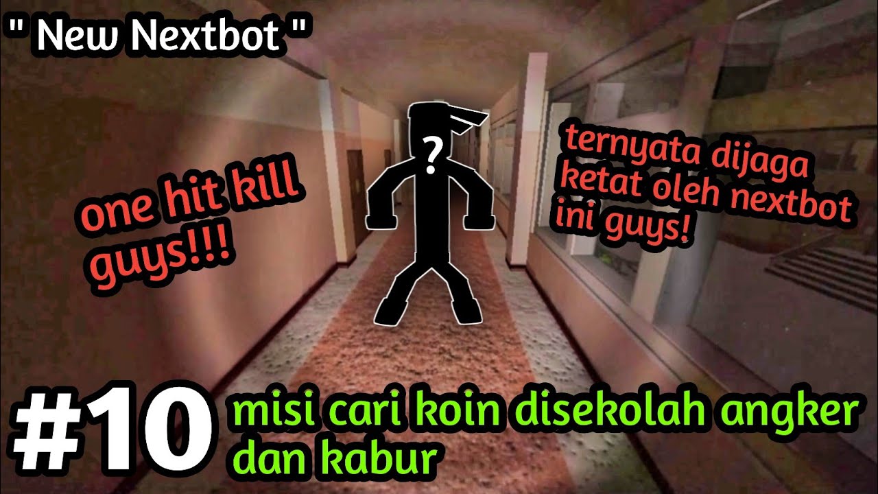 di kejar nextbot aneh dan ngebut! : nextbot chasing part 10 (Nerd Mode)