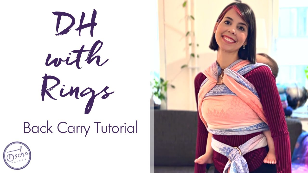 Double Hammock Xena Finish | DH with Sling Ring & Ring Tie Off | Baby Wrap Back Carry Tutorial