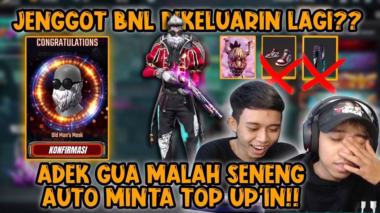 JENGGOT BNL DI KELUARIN LAGI? ADEK GUA KESENENGAN  AUTO MINTA TOP-UPIN!!