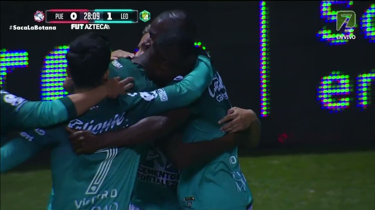 Gol de Stiven Barreiro | Puebla 0-1 Le&oacute;n | Liga BBVA MX - Grita M&eacute;xico A21 - Cuartos de Final IDA