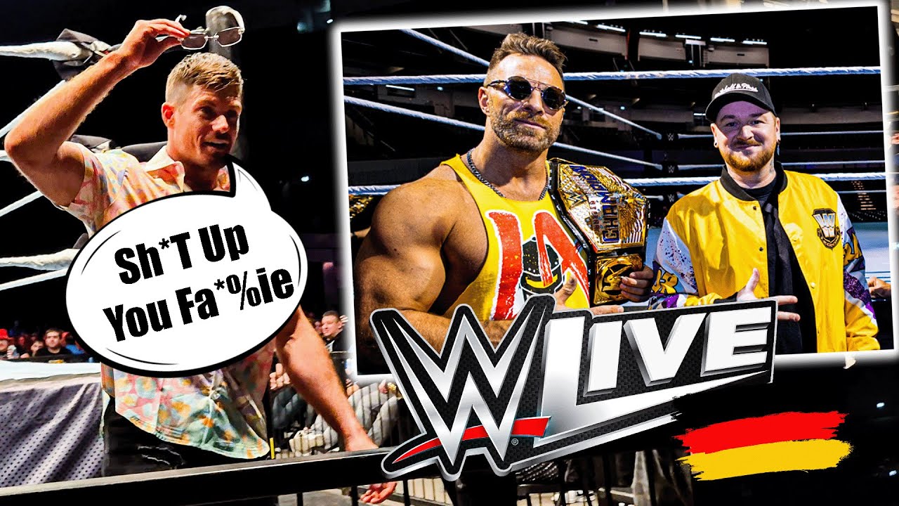 LOHNT sich 1. REIHE bei WWE DEUTSCHLAND immer noch ? WWE Dortmund 2025 VLOG 😱 + MEET and GREET