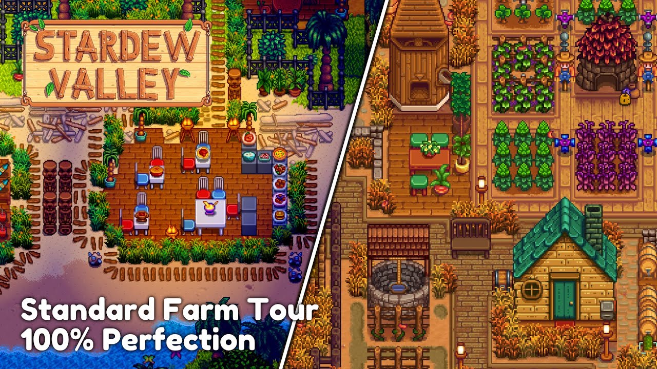 Stardew Valley - Standard Farm Tour (300 Day, 100% Perfection, No Mods, 1.5)