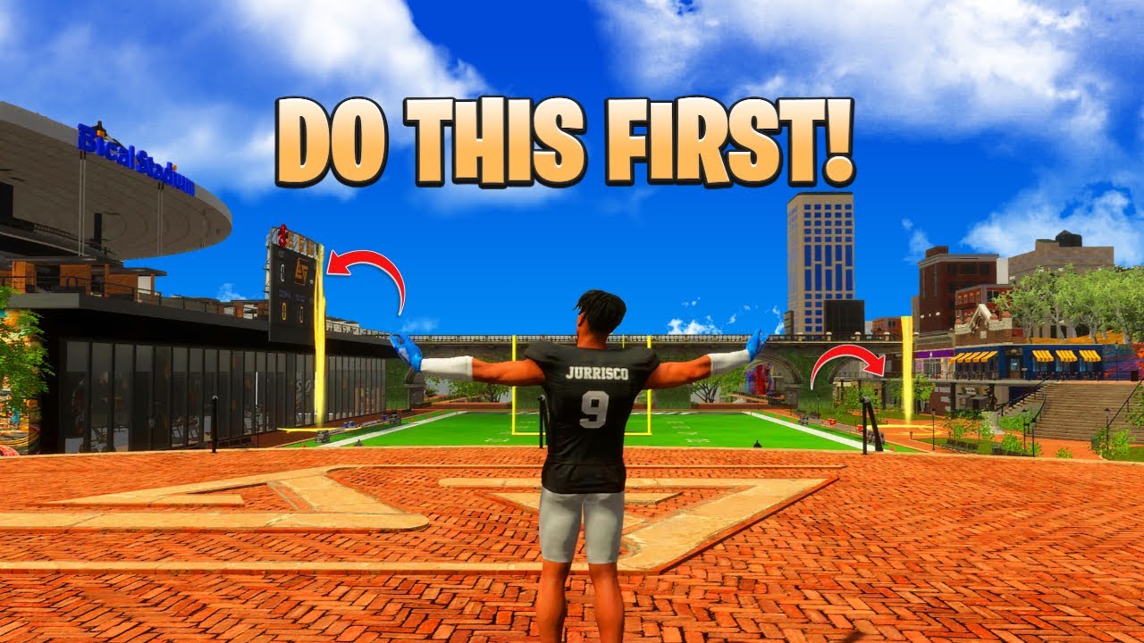 What to do FIRST In ESG FOOTBALL! Do This NOW! Making Builds, Finding Games, And More!