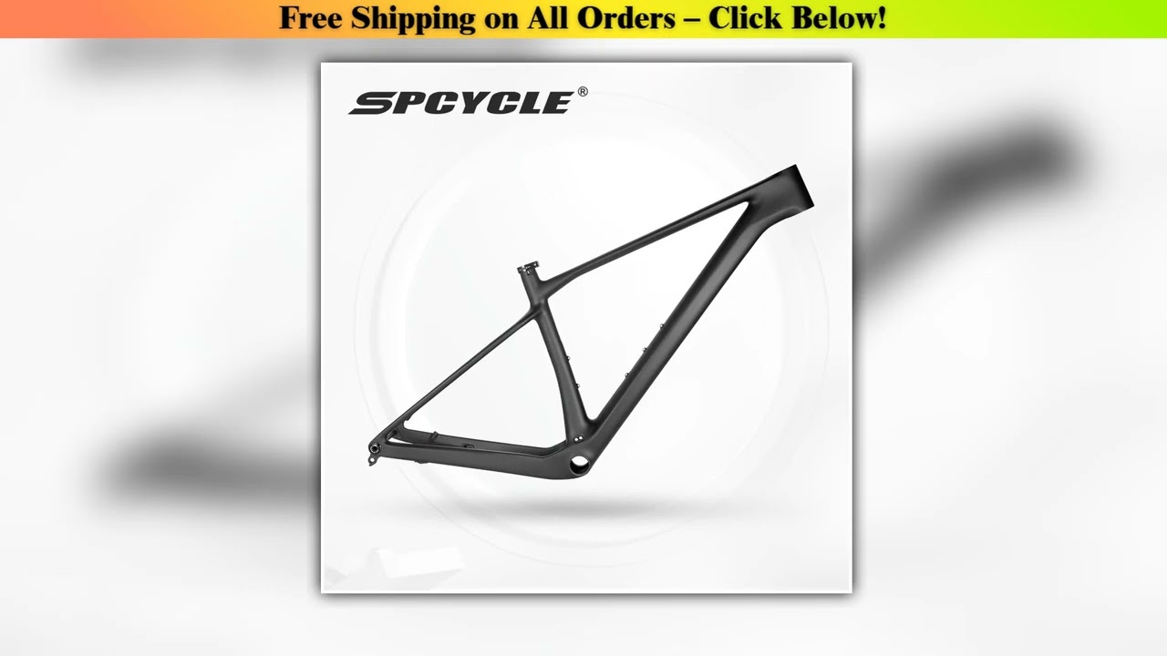 Spcycle 2025 New T1000 Carbon Mountain Bike Frame UDH Hanger 12x148mm Boost Full Internal Routing
