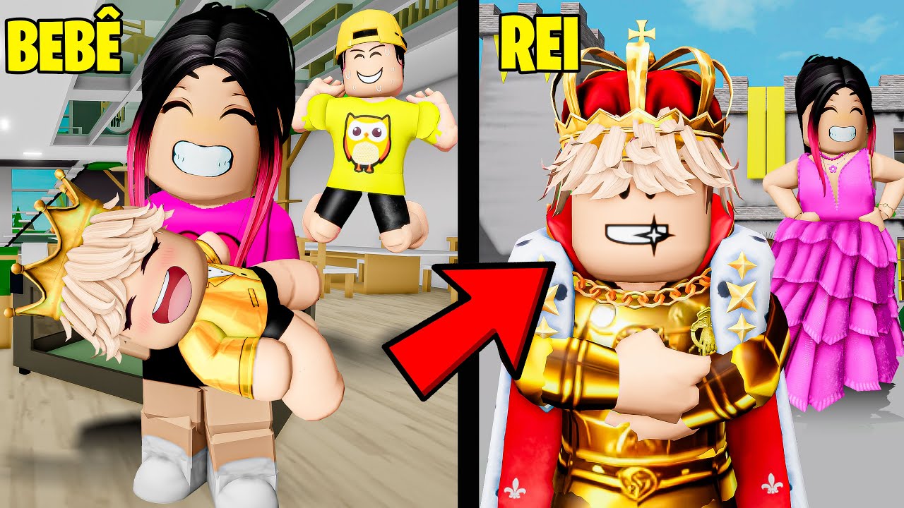DE BEBÊ GOLD ATÉ VIRAR REI EM BROOKHHAVEN!