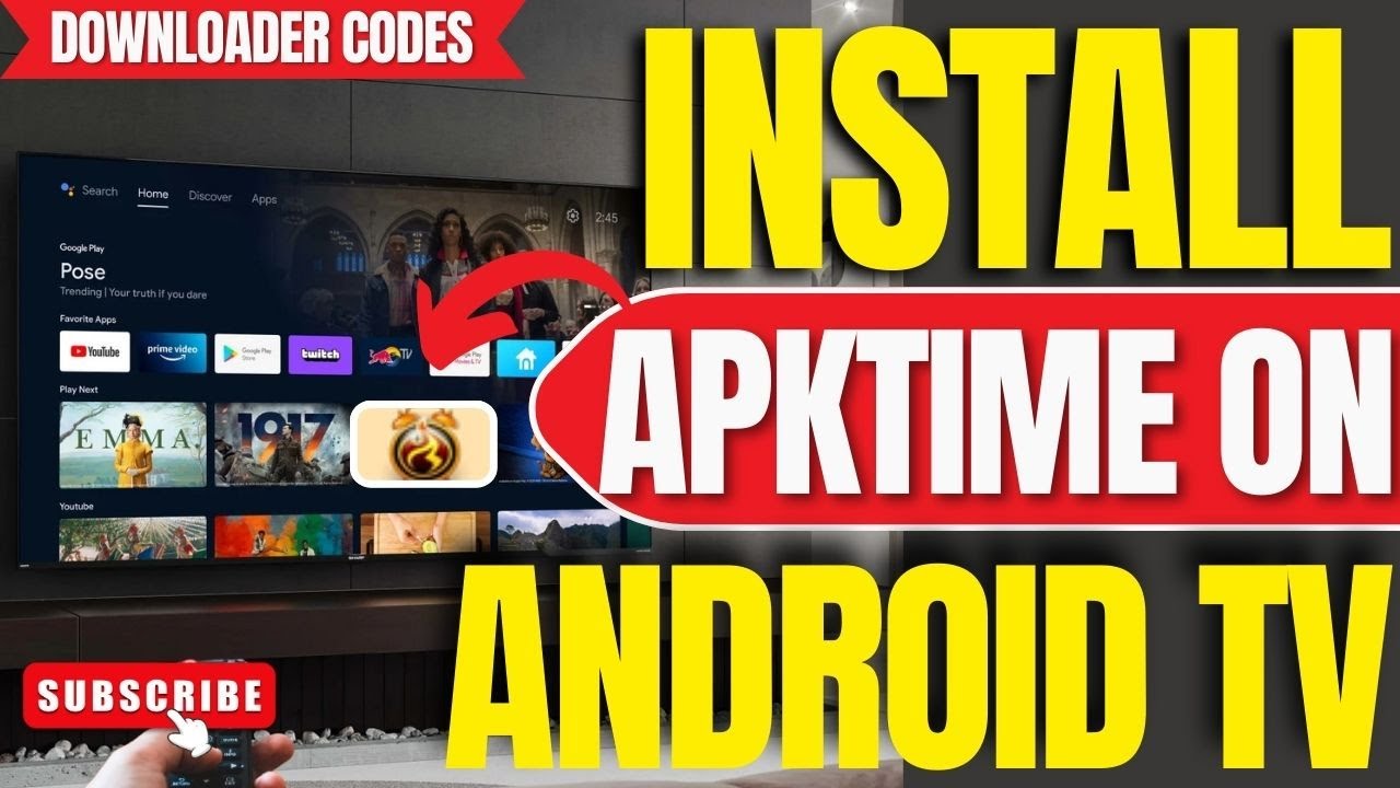 ✅How To Install APKTime App on ANY Android TV, TV Box or Google TV (Downloader Code 2025)