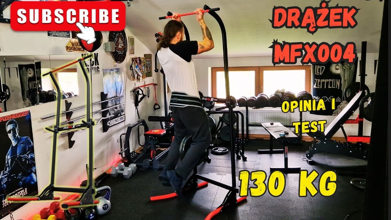 130 kg na drążku stacjonarnym - MFX004 opinia i test
