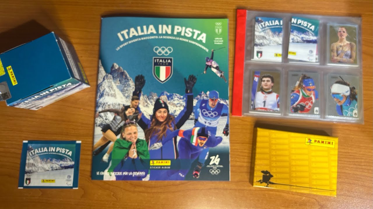 ITALIA IN PISTA - 2 cards autografate + collezione completa di figurine e cards