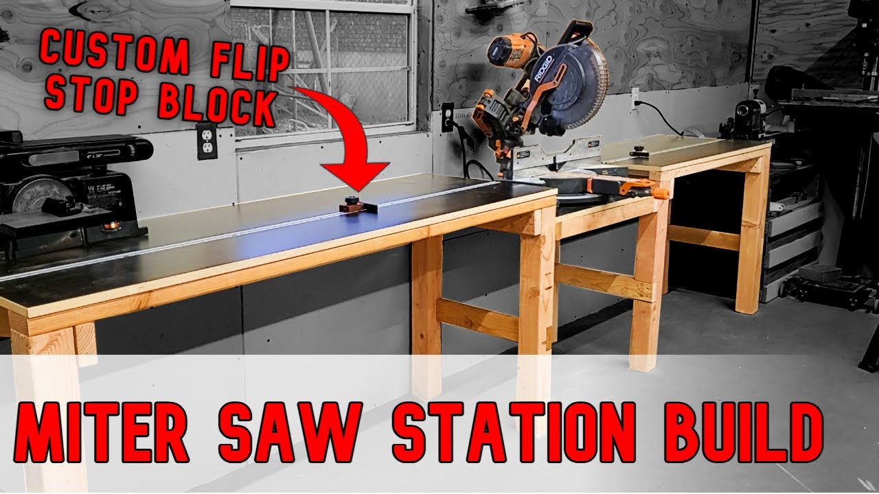 Miter Saw Station on the Cheap