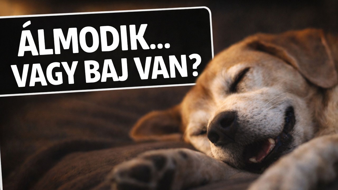 Rángatózik, fut, nyüszít álmában – normális a kutyádnál?