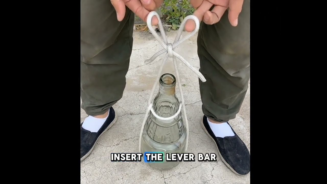 DIY Rope Knot for Moving Heavy Objects Without Shifting
