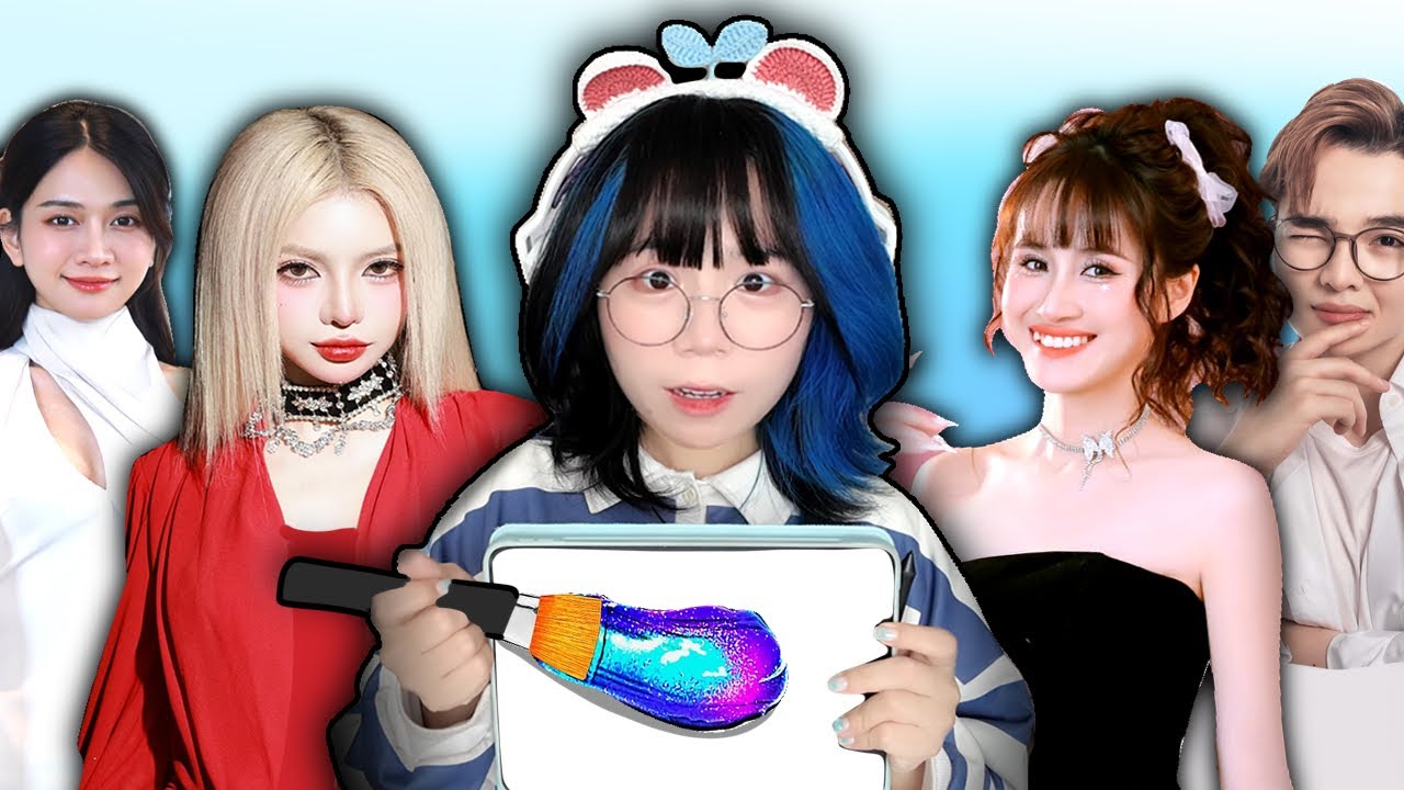 Mình Đã Vẽ Tranh Tặng Người Nổi Tiếng Và Để Họ Chấm Điểm ️🎨⁉️