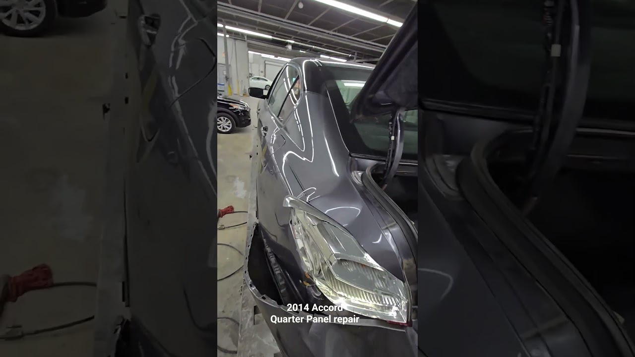 part1 2014 Accord Quarter panel repair 