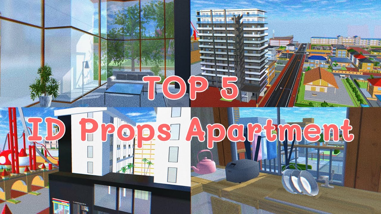 【SAKURA SCHOOL SIMULATOR】ID Props Apartment