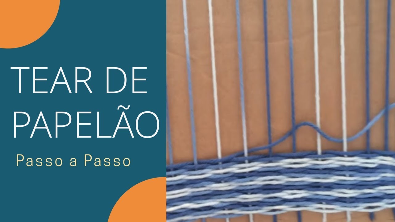 Como fazer Tear Infantil de Papelão DIY Passo a Passo