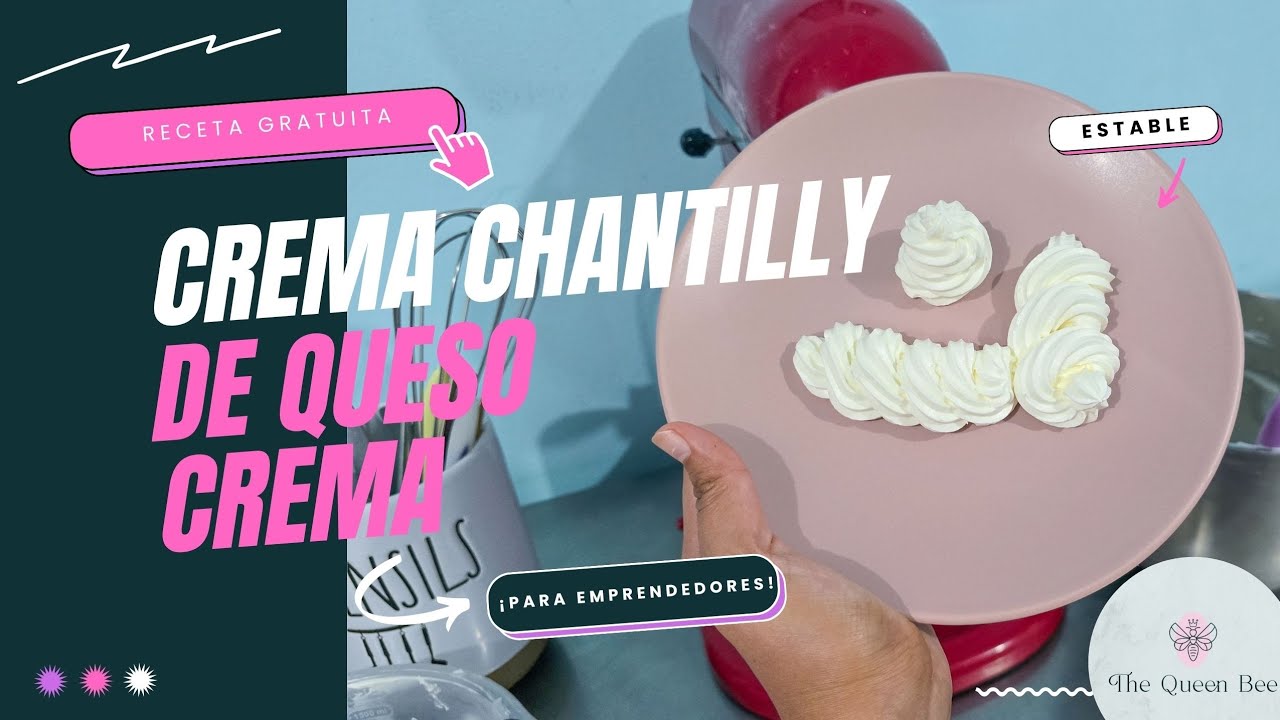 Chantilly de Queso Crema: ¡La Mejor Crema para tus Postres! (Receta fácil y rendidora)