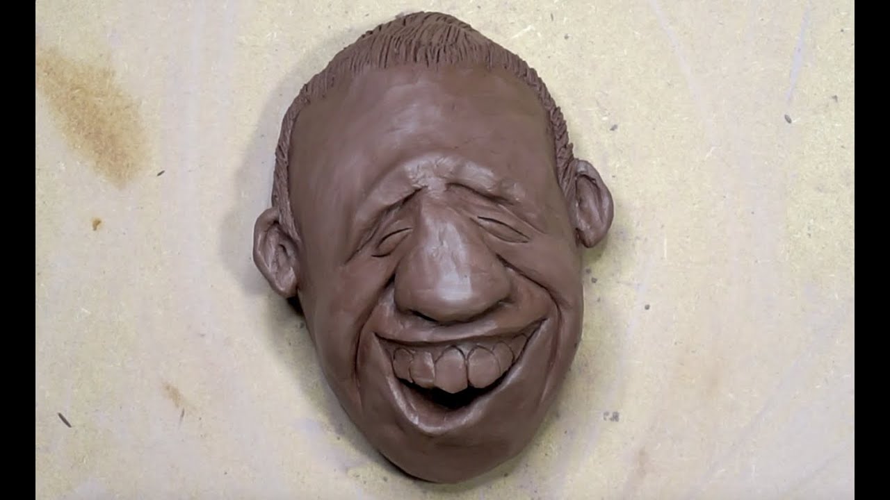 Amazing Ceramic Art - How to make a smiling face - Clay Sculpting