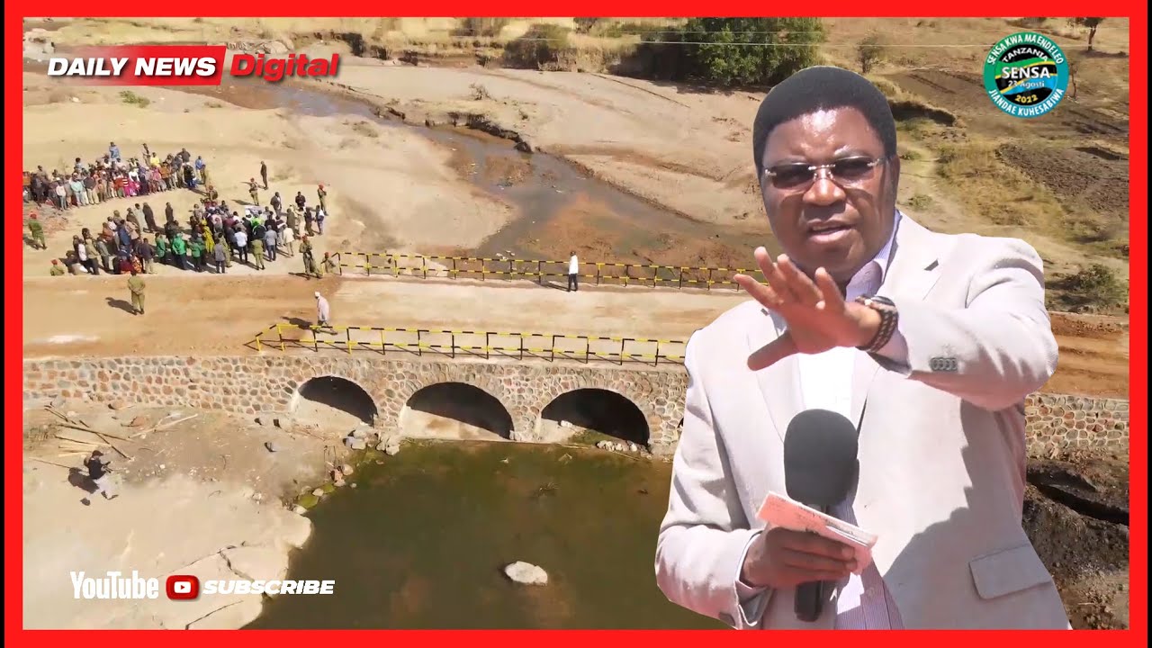 #TAZAMAl MUONEKANO WA DARAJA LA MAWE SINGIDA, WAZIRI MKUU ATINGA KUJIONEA, ATOA KAULI HII...