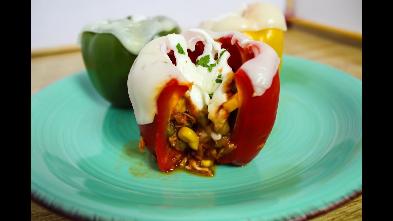 Pimientos Morrones Rellenos de Atún