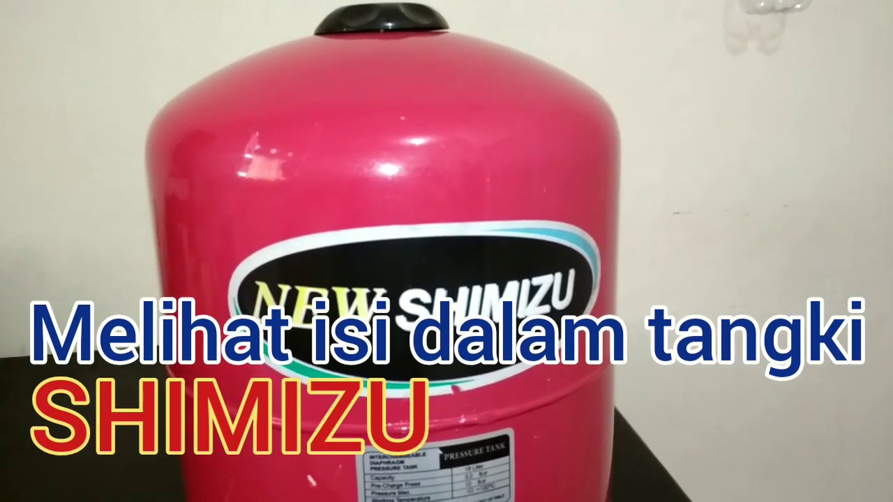 SHIMIZU PT 190 BIT | Melihat isi didalam tangki pompa air Shimizu