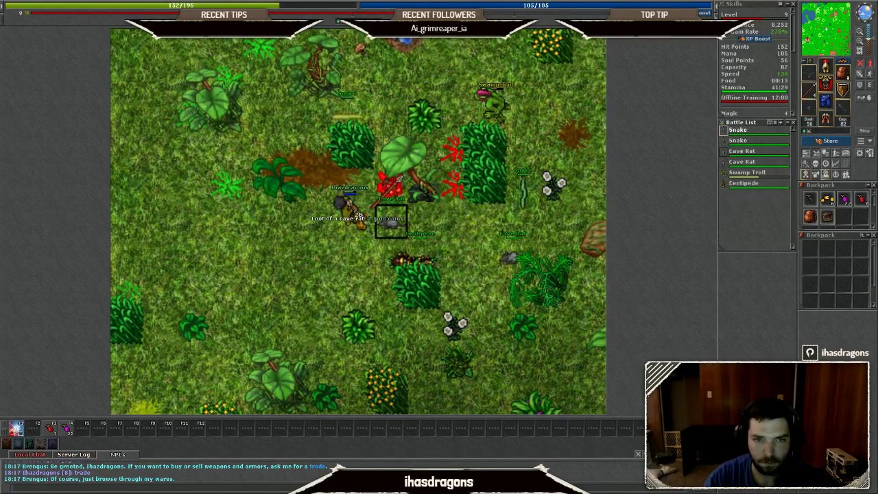 Tibia- Ep. 2 Full From Start To Whenever (sorry no audio)