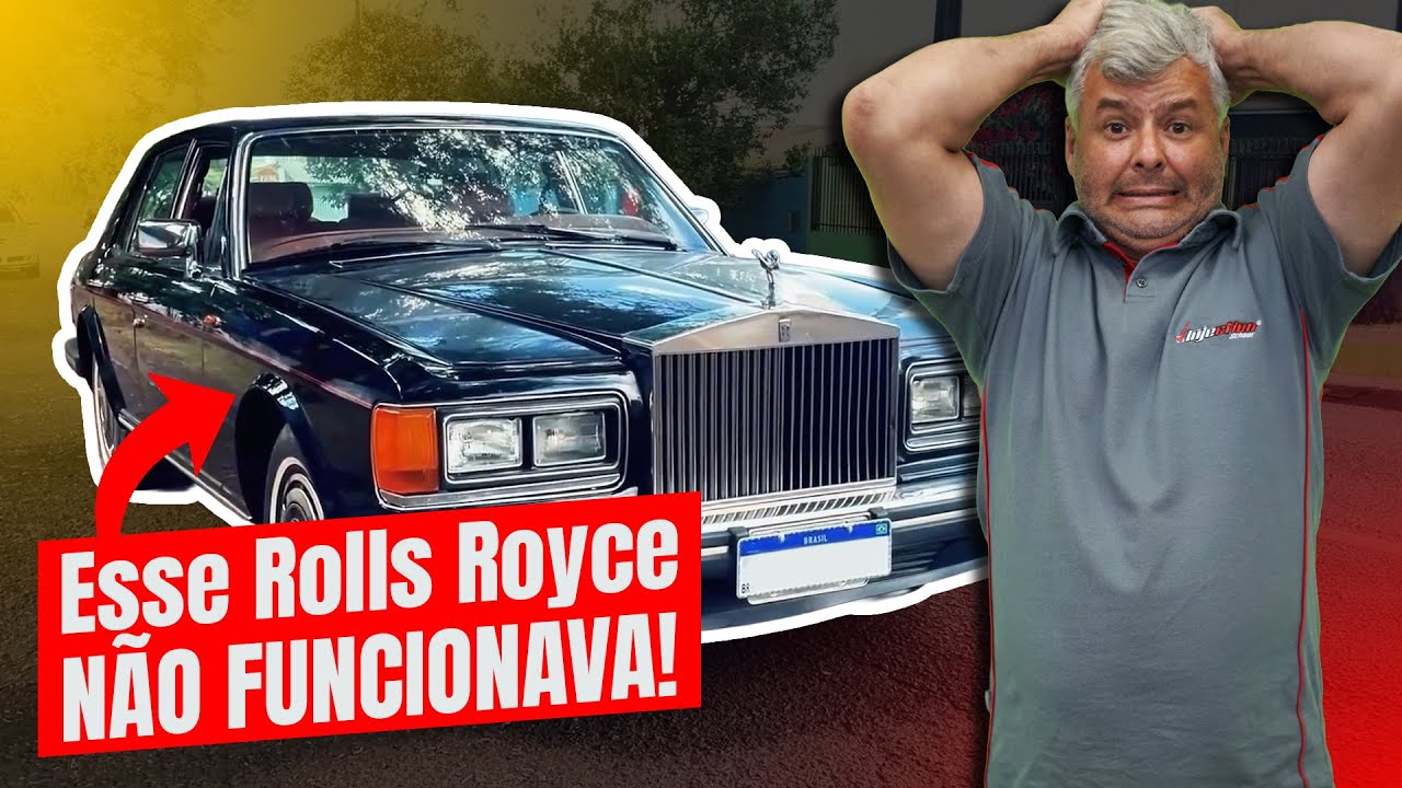 Removi a Injeção Mecânica do Rolls Royce 1988 e instalamos uma Injeção Programável!