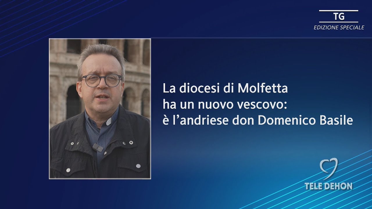 La diocesi di Molfetta ha un nuovo vescovo: è l’andriese don Domenico Basile 09/01/2026