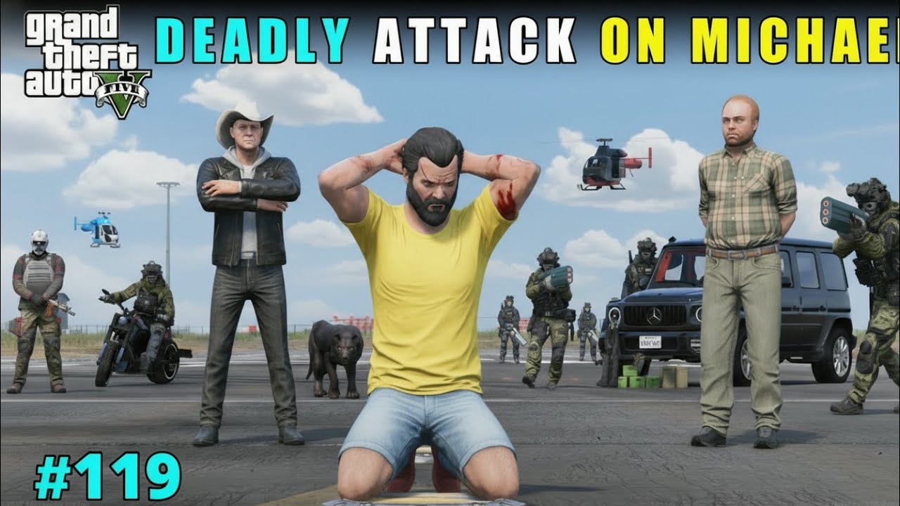 MARCO'S SECURITY ATTACK MICHAEL | GTA 5 GAMEPLAY 