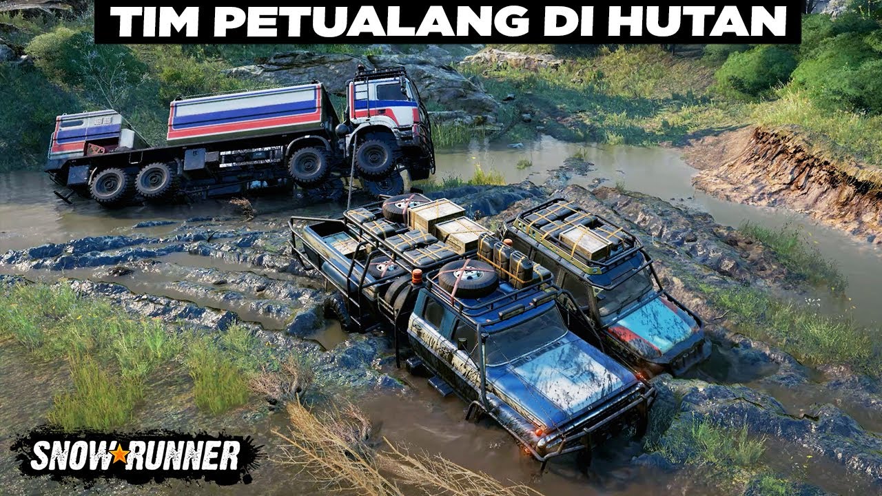 Obrolan Daddy Daddy, Candaan Sensor & Truk Terguling 😋😋 Snowrunner Indonesia
