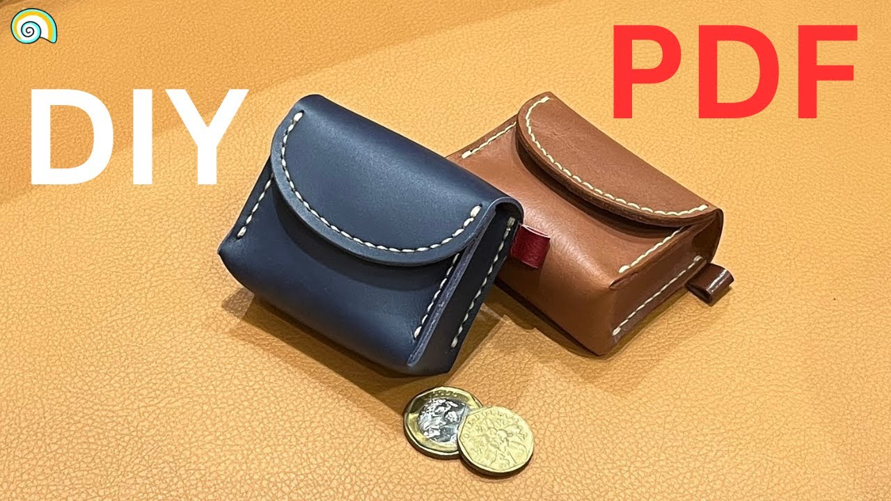 ✅ Watch me DIY leather these small leather coin purse, handmade coin wallet in my free time. #diy
